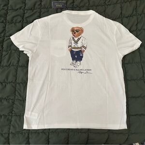 Ralph Lauren Polo Bear T-Shirt | Men’s size XL | New with Tags - White